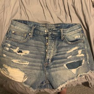 American Eagle jean festival shorts
